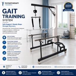 Un-weighing Body Weight Support Gait Mobility Trainer Integrated with Parallel Bars view 2