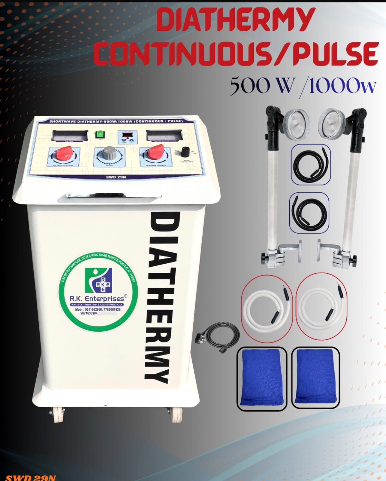 SWD 500W / 1000W Diathermy Machine